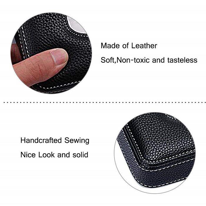 Penggunaan Mobil Hitam PU Kulit Tissue Holder-6 (001)