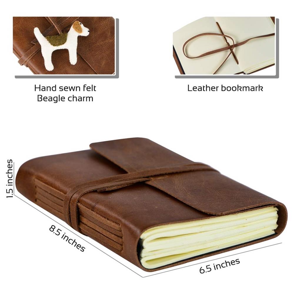 Brown Luxury Notebook Leather-5