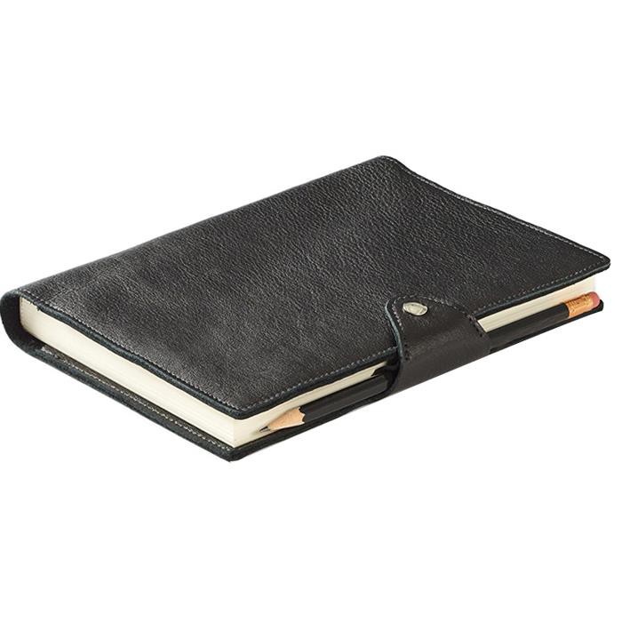 Refillable A5 Leather Notebook With Logo