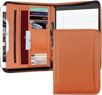Penyelenggara Portofolio Kulit A4